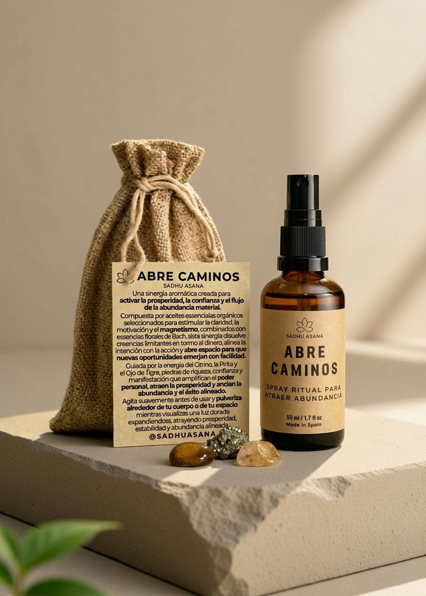 ABRE CAMINOS - Spray para disolver bloqueos energéticos y activar la prosperidad