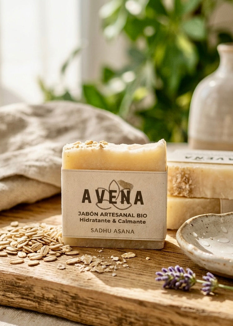JABÓN AVENA - Hidratación Profunda y Alivio para Pieles Sensibles